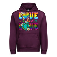 Mauve Wine Western Love LGBTQ Tumbler Urban Hoodie - BundleAndBundleShop