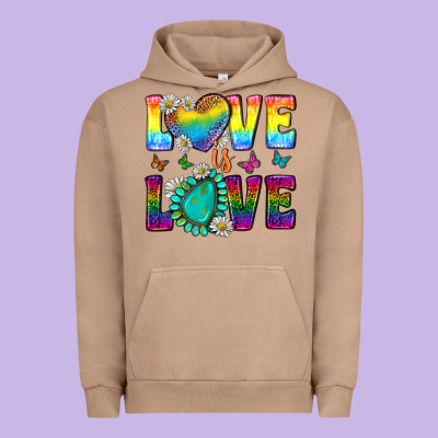 Western Love Lgbtq Tumbler Urban Hoodie Designed By Bundleandbundleshop
