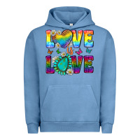 Pigment Pebble Blue Western Love LGBTQ Tumbler Urban Hoodie - BundleAndBundleShop