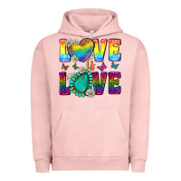 Pigment Salmon Western Love LGBTQ Tumbler Urban Hoodie - BundleAndBundleShop