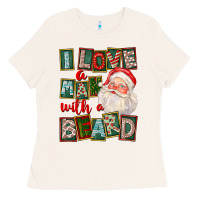 Bone I Love A Man With A Beard Ladies Tee - FaDigitalArtStudio