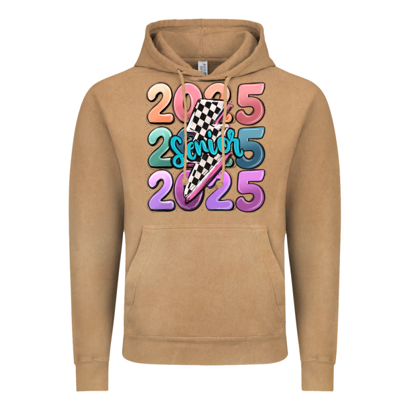 2025 Senior Vintage Hoodie by MaliasSmallBusiness | Teevron