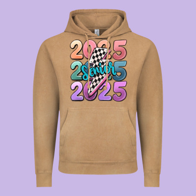 2025 Senior Vintage Hoodie Designed By Maliassmallbusiness