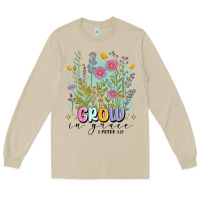 Mushroom grow in grace Long Sleeve Tee - MaliasSmallBusiness