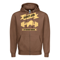 Chestnut Sloth s Gym Zipper Hoodie - Bettercallsaul