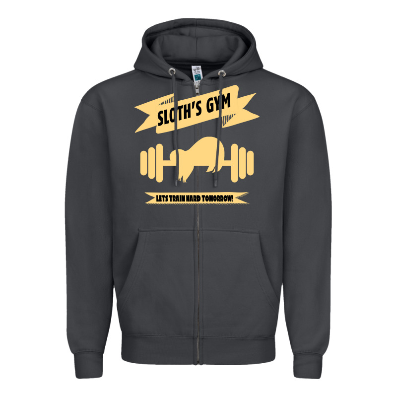 Sloth S Gym Zipper Hoodie by Bettercallsaul | Teevron