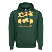 Sports Green Sloth s Gym Zipper Hoodie - Bettercallsaul