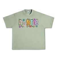Oil Green auntie Urban Heavy Tee - MaliasSmallBusiness
