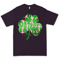 Plum st patricks day clover Premium Tee - Artiststas