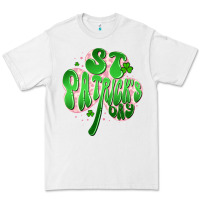 White st patricks day clover Premium Tee - Artiststas