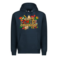 Navy cinco de mayo school counselor Premium Hoodie - CowGirlArtShop