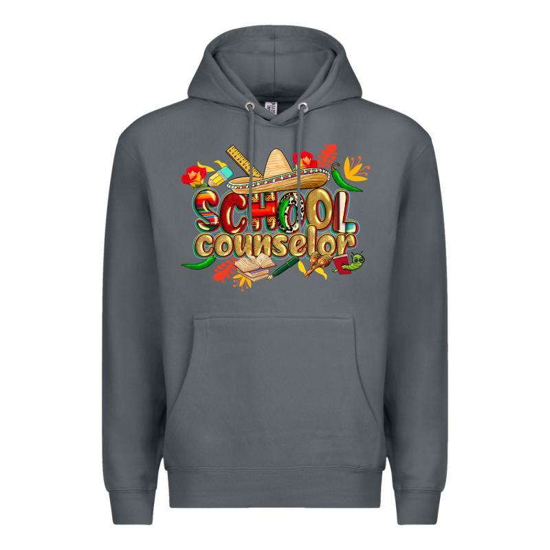 Cinco De Mayo School Counselor Premium Hoodie by CowGirlArtShop | Teevron
