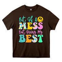 Chocolate Brown bit of a mess but doing my best Heavy Core Tee - JahusDesignShop