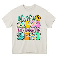 Cream bit of a mess but doing my best Heavy Core Tee - JahusDesignShop