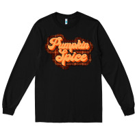 Black pumpkin spice Long Sleeve Tee - JahusDesignShop