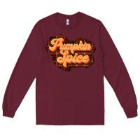 Burgundy pumpkin spice Long Sleeve Tee - JahusDesignShop
