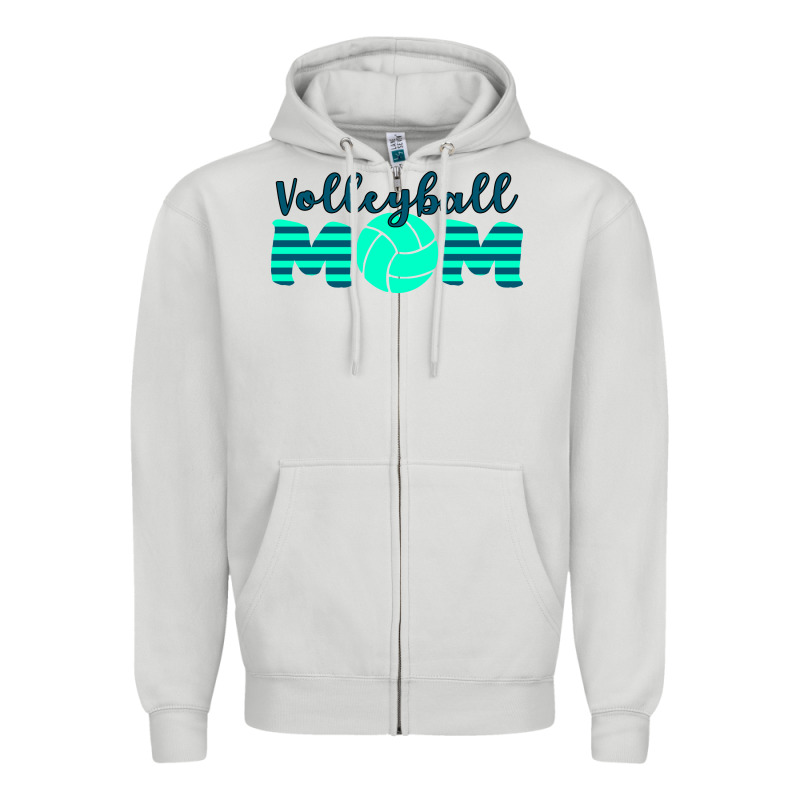 Volleyball Mom Zipper Hoodie by Bettercallsaul | Teevron