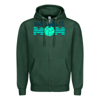 Sports Green Volleyball Mom Zipper Hoodie - Bettercallsaul