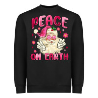 Black peace on earth Heavyweight Sweatshirt - MaliasSmallBusiness
