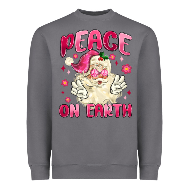 Peace On Earth Heavyweight Sweatshirt by MaliasSmallBusiness | Teevron