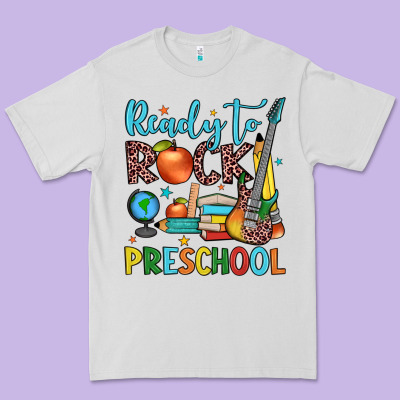 Ready To Rock Preschool Premium Tee Designed By Jahusdesignshop
