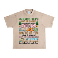 French Oak camping rules Urban Heavy Tee - MaliasSmallBusiness