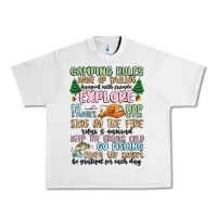 Lunar Rock camping rules Urban Heavy Tee - MaliasSmallBusiness