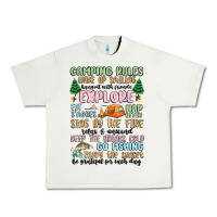 Pistachio camping rules Urban Heavy Tee - MaliasSmallBusiness