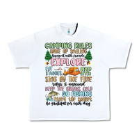 White camping rules Urban Heavy Tee - MaliasSmallBusiness