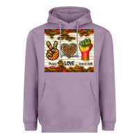 Lavender peace love juneteenth Heavyweight Hoodie - TumblerDesignByShophia