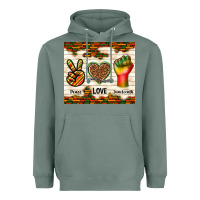 Sage peace love juneteenth Heavyweight Hoodie - TumblerDesignByShophia