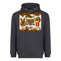 Smoke peace love juneteenth Heavyweight Hoodie - TumblerDesignByShophia