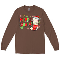 Chestnut merry what christmas cat Long Sleeve Tee - MaliasSmallBusiness