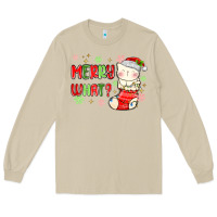 Mushroom merry what christmas cat Long Sleeve Tee - MaliasSmallBusiness