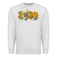 Oatmeal Heather 2024 skeleton middle finger new year Premium Sweatshirt - CowGirlArtShop
