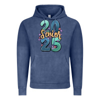 Vintage Denim senior 2025 Vintage Hoodie - MaliasSmallBusiness