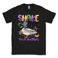 Black shake your tail feather mardi gras Classic Tee - MaliasSmallBusiness