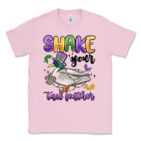 Bubblegum Pink shake your tail feather mardi gras Classic Tee - MaliasSmallBusiness