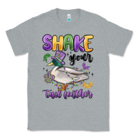 Heather Grey shake your tail feather mardi gras Classic Tee - MaliasSmallBusiness