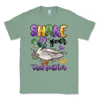 Sage shake your tail feather mardi gras Classic Tee - MaliasSmallBusiness