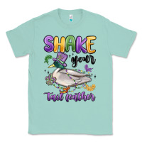 Seafoam shake your tail feather mardi gras Classic Tee - MaliasSmallBusiness