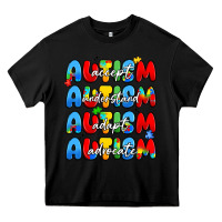 Black autism accept understand adopt advocate Heavy Core Tee - JahusDesignShop
