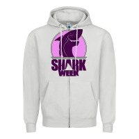 Dove Grey shark Week Zipper Hoodie - Bettercallsaul