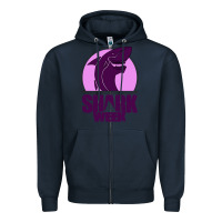 Navy shark Week Zipper Hoodie - Bettercallsaul
