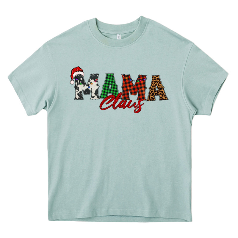 Mama Claus Heavy Core Tee by BarkalooDesign | Teevron