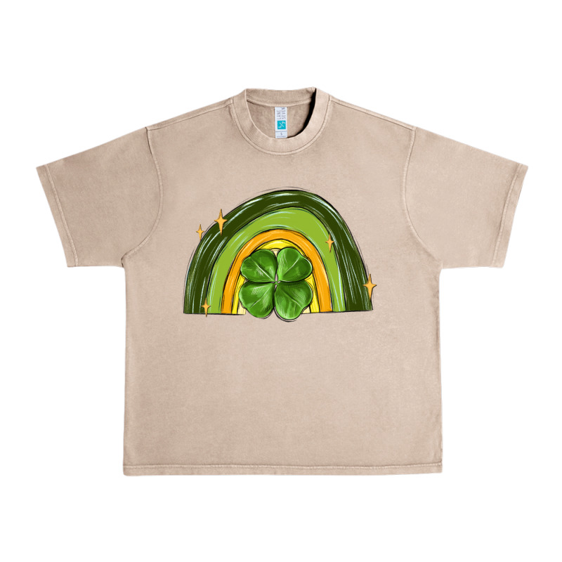 St Patrick S Day Shamrock Rainbow Urban Heavy Tee by MaliasSmallBusiness | Teevron