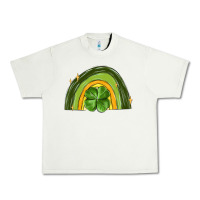 Pistachio st patrick s day shamrock rainbow Urban Heavy Tee - MaliasSmallBusiness