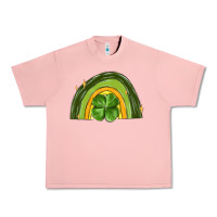 Salmon st patrick s day shamrock rainbow Urban Heavy Tee - MaliasSmallBusiness