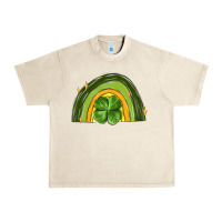 Sandshell st patrick s day shamrock rainbow Urban Heavy Tee - MaliasSmallBusiness