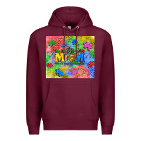 Burgundy autism Premium Hoodie - CowGirlArtShop